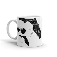 Floridaman Silhouette White glossy mug