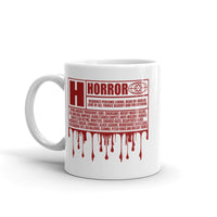 Horror Rating White glossy mug