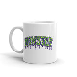 Monster White glossy mug