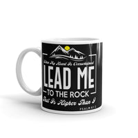 Psalm 61:2 White glossy mug