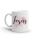 Jesus White glossy mug