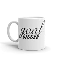 Goal Digger White glossy mug