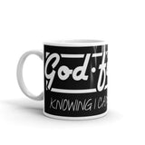 Godfidence White glossy mug