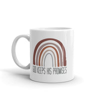 God Keeps His Promises White glossy mug