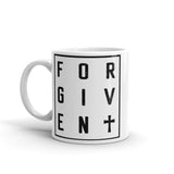 Forgiven White glossy mug