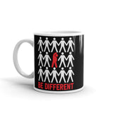 Be Different White glossy mug