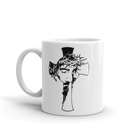 Jesus Cross White glossy mug