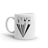 Jesus Saves White glossy mug