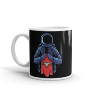 Space Skater White glossy mug