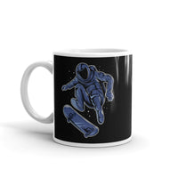 Space Skater White glossy mug