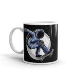 Space Skater White glossy mug