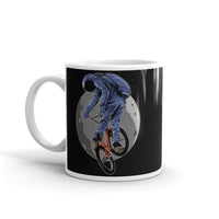 Space Biker White glossy mug