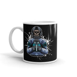 Space Skull White glossy mug