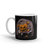 Happy Halloween Pumpkin White glossy mug