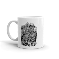 American Steampunk White glossy mug