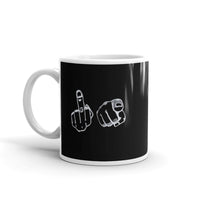 FU White glossy mug