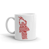 Chainsaw Killer White glossy mug