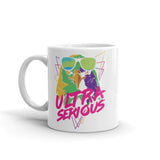 Ultra Serious White glossy mug