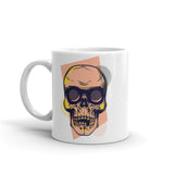 Skull White glossy mug