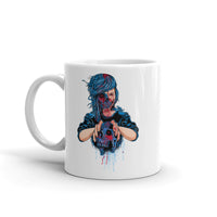 Dead Girl White glossy mug