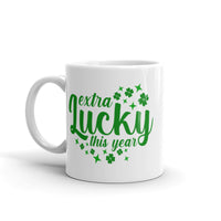 Extra Lucky This Year White glossy mug