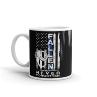 Fallen but Not Forgotten White glossy mug