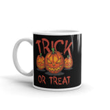 Trick or Treat White glossy mug