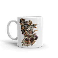 Warrior White glossy mug