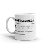 Mainstream Media White glossy mug