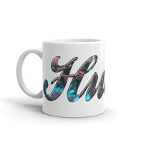 Hustle White glossy mug