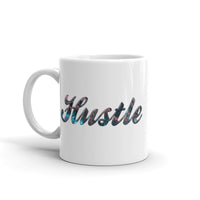 Hustle White glossy mug