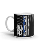 Police White glossy mug