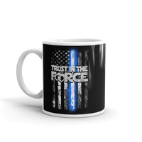 Trust in the Force White glossy mug