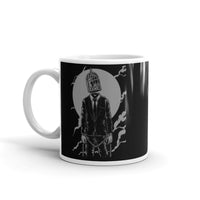 Cage Head White glossy mug