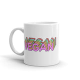 Vegan White glossy mug