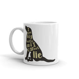 I Love Bog Mutts White glossy mug