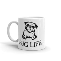 Pug Life White glossy mug