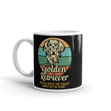 Golden Retriever White glossy mug