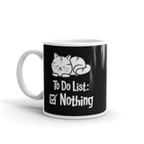 To Do List White glossy mug