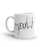 Meow White glossy mug