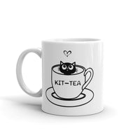 Kit-tea White glossy mug