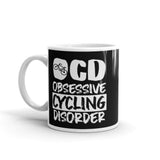 Obsessive Cycling Disorder White glossy mug