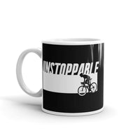 Unstoppable White glossy mug