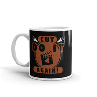 Cut Do it Again White glossy mug