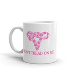 Don't Tread on Me White glossy mug