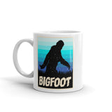 Bigfoot White glossy mug