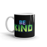 Be Kind White glossy mug