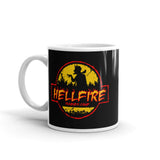 Hellfire White glossy mug