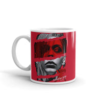 Noir (Red) White glossy mug