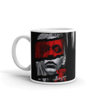 Noir (Black) White glossy mug